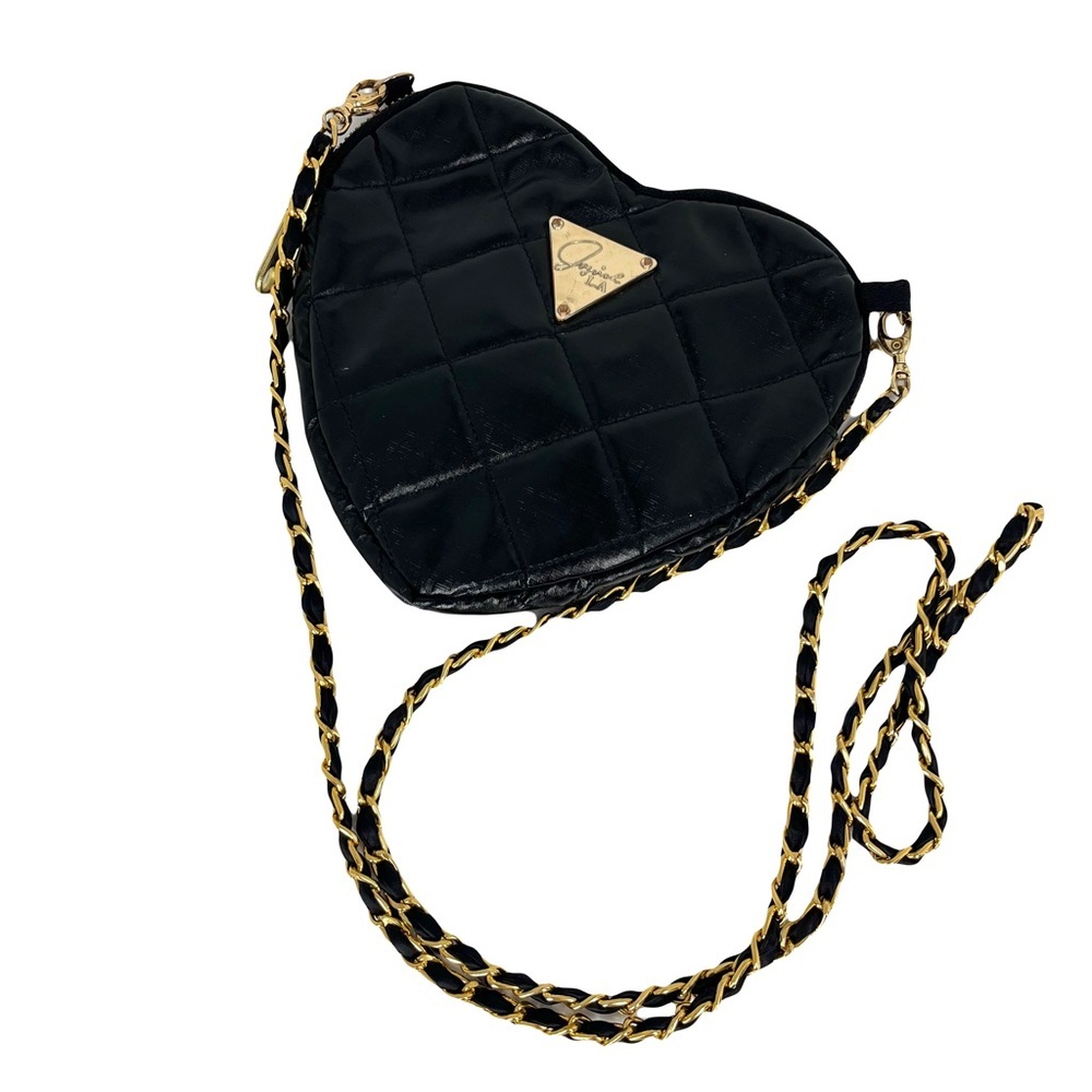 LeSportsac x Joyrich Collaboration Black Heart Quilted Crossbody Bag Preowned